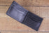 black leather bifold wallet